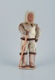 Greenlandica. 
Wooden figure. 
Inuit in 
traditional 
clothes.
Approx. 
1960s/70s.
In perfect ...