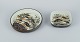 Ivan Weiss for 
Royal 
Copenhagen, two 
faience dishes.
1980-1984.
In excellent 
...