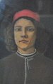Unbekannter Künstler (19. Jahrhundert): Porträt eines jungen Mannes. Pastell auf Papier. 21 x ...