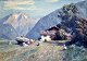 Walseth, Niels 
(1914 - 2001) 
Dänemark: Høs 
tscene, 
Mittenwald, 
Deutschland. 
Unterzeichnet. 
Öl ...