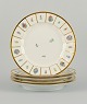 Royal 
Copenhagen 
Henriette. Five 
dinner plates.
Model No. 
444/8549.
Measurements: 
25.8 cm.
In ...
