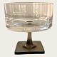 Rosenthal Glas, 
Berlin, 
Sektschale, 
Klar mit 
rauchfarbenem 
Sockel, 9,5 cm 
hoch, 9 cm ...