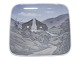 Royal 
Copenhagen 
square dish - 
Blokhuset 
Rebild.
The factory 
mark tells, 
that this was 
...
