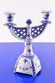 Royal Copenhagen  Blue fluted full lace Candlestick 1169