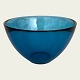Orrefors, Fuga, 
Blaue 
Glasschale, 12 
cm Durchmesser, 
7 cm hoch, 
Design Sven 
Palmqvist 
*Guter ...