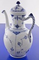 Royal Copenhagen  Blue fluted half lace Coffeepot 519