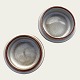 Stogo 
Stoneware, 
Mørkøv, Salt 
Bowl, 7cm in 
Diameter, 7.5cm 
High, Without 
Stamp, Design 
Herluf ...