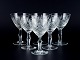 Wien Antik, 
Lyngby Glas, 
Denmark, 
vintage set of 
six sherry 
glasses.
Faceted ...