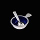 Georg Jensen. 
Sterling Silver 
Salt Cellar 
#102 with 
Enamel and 
Spoon 103 - 
Bernadotte.
Designed ...