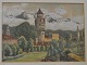 Ernesti, R. 
(19th/20th 
century) 
Germany: A 
castle by the 
Alps. 
Watercolor. 
Signed. 12.5 x 
17 ...