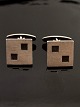 N E From art 
deco sterling 
silver 
cufflinks 1.5 x 
1.5 cm. subject 
no. 530224