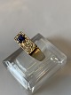 Men's ring #14 
carat gold with 
blue stones
Stamped 585 HS
size: 57
Goldsmith: 
1913-1937 Hans 
...