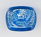 Royal Copenhagen, faience bowl with motif of bird in ...