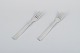 Hans Hansen 
silverware, 
Arvesølv no. 7. 
Two art deco 
lunch forks in 
Danish 830 ...