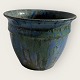 Charles Greber 
(1853-1935), 
Frankreich, 
Blumentopf, 
blau/grün 
melierte 
Glasur, 13cm 
Durchmesser, 
...