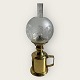 Öllampe aus Messing, G.V. Harnisch eftf. 35cm hoch, 9cm breit *Guter Zustand*