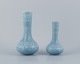 Upsala-
Ekeby/Gefle, 
Sweden. Two 
"Kairo" (Cairo) 
ceramic vases 
in light blue 
glaze.
Geometric ...