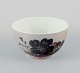Nils Thorsson 
for Royal 
Copenhagen, 
unique ceramic 
bowl decorated 
with flowers. 
Glaze in brown 
...