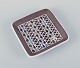 Ingrid 
Atterberg for 
Upsala-Ekeby, 
square "Corso" 
ceramic bowl 
with a 
geometric 
pattern.
Model ...