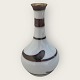 Bing & Gröndahl, Vase mit braunen Glasurstreifen #158/ 5143, 12,5 cm hoch, 6 cm Durchmesser ...