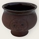 Dybdahl-
Keramik, 
Schüssel mit 
Gesichtern, 7,5 
cm hoch, 10 cm 
Durchmesser 
*Guter Zustand*