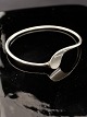 Hans Hansen 
sterling silver 
bangle inside 
dia. 6.4 x 5.5 
cm stamped HaH 
925 7 item no. 
540530