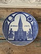 Royal 
Copenhagen 
large 
commemorative 
plaque on the 
occasion of the 
restoration of 
Århus ...