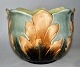 Majolika-
Jugendstil-
Blumentopfhäute, 
ca. 1900, 
Deutschland. 
Polychrom 
dekoriert. H.: 
16 cm. ...