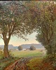 Busch, Peter 
Johan Valdemar 
(1861 - 1942) 
Dänemark: 
Landschaft. 
Lelling. Mit 
Monogramm 
signiert. ...