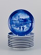 Royal 
Copenhagen, a 
set of nine 
Christmas 
plates.
Years: 1984, 
1985, 1986, 
1987, 1988, 
1990, ...
