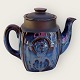 Bornholmer 
Keramik, 
Søholm, 
Teekanne mit 
blauer Glasur, 
Nr. 2386, 20 cm 
hoch, 21 cm 
breit *Guter 
...