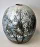 Dänischer Keramiker (20. Jahrhundert): Eine Vase. Einzigartig. Porzellanmasse. Gestempelt. ...