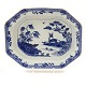 Tiefe blau dekorierte chinesische Platte aus PorzellanQing Dynastie 18. JahrhundertMasse: ...
