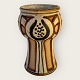 Bornholmer Keramik, Søholm, Vase, 12,5 cm hoch, 12,5 cm Durchmesser, Nr. 3535-1 *Perfekter Zustand*
