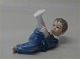 Royal 
Copenhagen 3580 
RC Boy in blue 
on back 6 x 15 
cm In very nice 
and mint 
condition