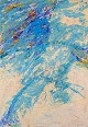 A. Rust, German 
artist. Acrylic 
painting on 
wood panel. 
Abstract 
composition. 
Colorful ...
