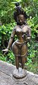 Indische Göttin, Bronze, 20. Jahrhundert. Cire perdue. H.: 43,5 cm.