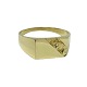 Ring i 14 kt. 
guld.
Ring str. 68. 
Plade 0,9 x 1,5 
cm.
Stemplet "J.Aa 
585"
Jens J. 
Aagaard, ...