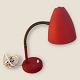 Rote 
Retro-
Tischlampe, ca. 
33 cm hoch, 12 
cm im 
Durchmesser 
*Guter Zustand*