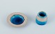 Nils Kähler for 
Kähler. Small 
ceramic bowl 
and small vase 
with turquoise 
glaze.
Approximately 
...