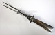 Georg Jensen. 
Silberbesteck 
(925). Acadia. 
Tranchier 
Gabel. Länge 27 
cm. Produziert 
1933-1945