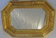 Vergoldete 
Spiegel, 
Dänemark, 8 - 
eckig, mit 
Dekorationen, 
19. Jahrhundert 
L: 61 cm.. H: 
47 cm. ...