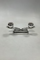Hans Hansen 
Sterling Silver 
2-armed Art 
Deco Candelabra 
by Karl Gustav 
Hansen no 197
Er fra ...