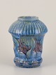 Møller & 
Bøgely, 
Denmark. Danish 
Art Nouveau 
ceramic vase in 
the style of 
Bindesbøll. 
Glaze in ...