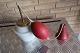 Retro 
Loftslampe, 
rot, messing 
uden glas 
Schirm
L: Um 28cm
In gutem 
Stande, aber 
...