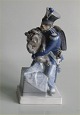 Royal 
Copenhagen 1156 
RC Soldier and 
Dog Chr. T 1909 
7" Factory 
first In mint 
and nice ...