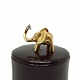Ole Lynggaard; 
Big elefant 
clasp in 14k 
gold, set with 
...