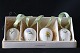 Porcelain eggs 
from Royal 
Copenhagen, 
vintage 2006, 
4-pack.