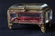 Small jewelery 
box with 
faceted glass, 
in antique 
look, ...