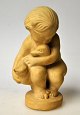 Herman A. 
Kähler Figur, 
Dänemark. Von 
Kai Nielsen: 
"kleine Leda 
und der 
Schwan", H:. 13 
cm. ...